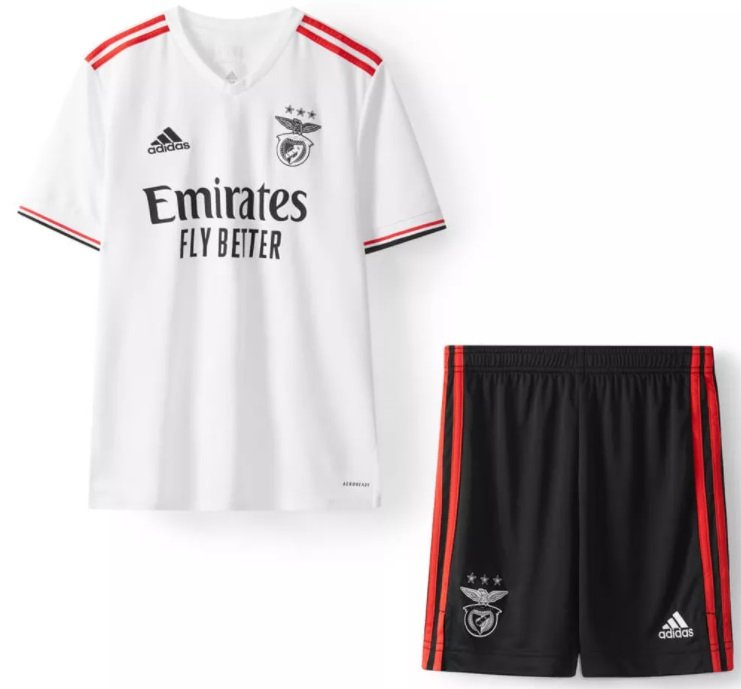 Kit infantil II Benfica 2021 2022 Adidas oficial